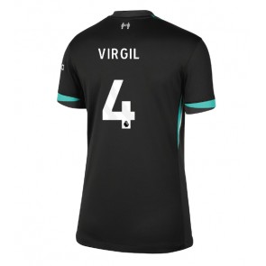 Liverpool Virgil van Dijk #4 Udebanetrøje Dame 2024-25 Kort ærmer